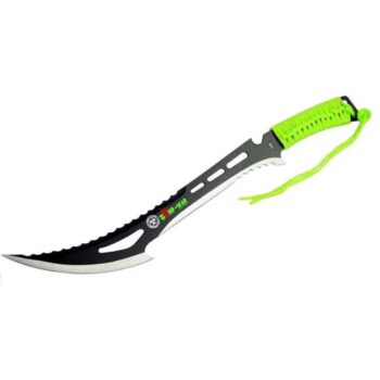 machete tang zombie war 24 inches 61cm with rope handle and case